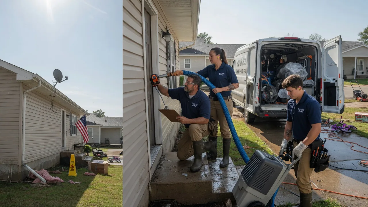 Ceiling Water Damage Restoration in Karlsruhe, ND near me